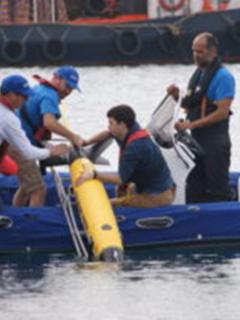 Glider being deployed.